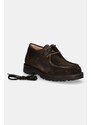 Astorflex pantofi de piele întoarsă Beenflex Rubber bărbați, culoarea maro, BEENFLEX.RUBBER.001.480