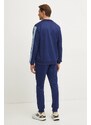 adidas trening 3S FT TT TS bărbați, culoarea bleumarin, JI8873