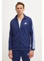 adidas trening 3S FT TT TS bărbați, culoarea bleumarin, JI8873