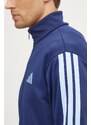 adidas trening 3S FT TT TS bărbați, culoarea bleumarin, JI8873