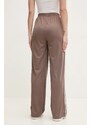 adidas Originals pantaloni de trening Firebird culoarea maro, cu imprimeu, JC8247