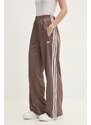 adidas Originals pantaloni de trening Firebird culoarea maro, cu imprimeu, JC8247