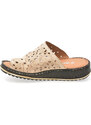 Papuci SHOOZY bej, EV28491, din piele naturala