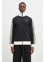 adidas Originals bluza Premium Tracktop barbati, culoarea negru, cu imprimeu, JC6353