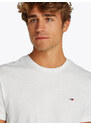Tommy Jeans Tricou negru / alb