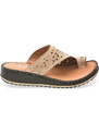 Papuci SHOOZY bej, EV28491, din piele naturala
