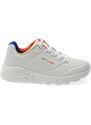 Pantofi sport SKECHERS albi, UNO LITE, din piele ecologica