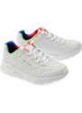Pantofi sport SKECHERS albi, UNO LITE, din piele ecologica