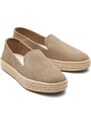 TOMS Espadrili Dun Suede Wm Caroln 10020711 natural