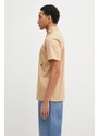 Columbia camasa Landroamer Twill Shirt barbati, culoarea maro, cu guler clasic, regular, 2120591