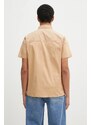 Columbia camasa Landroamer Twill Shirt barbati, culoarea maro, cu guler clasic, regular, 2120591