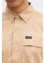 Columbia camasa Landroamer Twill Shirt barbati, culoarea maro, cu guler clasic, regular, 2120591