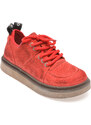 Pantofi sport GRYXX rosii, 10221, din piele intoarsa