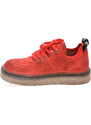 Pantofi sport GRYXX rosii, 10221, din piele intoarsa