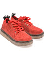 Pantofi sport GRYXX rosii, 10221, din piele intoarsa