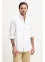 Tommy Jeans camasa barbati, culoarea alb, cu guler clasic, regular, DM0DM20875