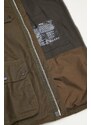Barbour geaca Barbour Re-Engineered Short Bedale Wax Jacket culoarea verde, de tranzitie, MWX2446