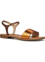 Geox sandale de piele D SOZY S femei, culoarea portocaliu, D55LXJ 0KY81 C2T5F
