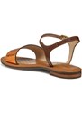 Geox sandale de piele D SOZY S femei, culoarea portocaliu, D55LXJ 0KY81 C2T5F