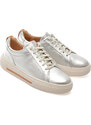 Pantofi sport CLARKS argintii, HOLLYHOCK WALK, din piele naturala