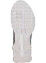 Nike Sportswear Sneaker low 'SHOX R4' argintiu / alb