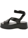 Sandale EPICA negre, 935AG17, din piele naturala