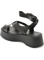 Sandale EPICA negre, 935AG17, din piele naturala