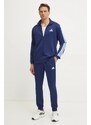 adidas trening 3S FT TT TS bărbați, culoarea bleumarin, JI8873