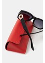 Guess ochelari de soare femei, culoarea negru, GU00105_5601B