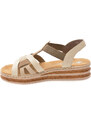 Sandale RIEKER gri, 62918, din piele ecologica