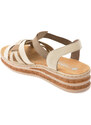 Sandale RIEKER gri, 62918, din piele ecologica