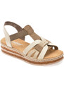 Sandale RIEKER gri, 62918, din piele ecologica
