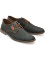 Pantofi RIEKER bleumarin, 13439, din piele naturala