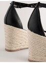 Next Espadrile 'Forever Comfort' negru