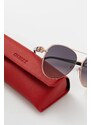 Guess ochelari de soare femei, culoarea auriu, GU00158_6128B