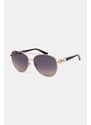 Guess ochelari de soare femei, culoarea auriu, GU00158_6128B