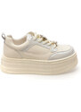 Pantofi sport GRYXX albi, XC0052, din piele naturala
