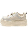 Pantofi sport GRYXX albi, XC0052, din piele naturala