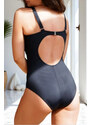 embody Costum baie intreg modelator dama marime mare, Summer Fire, verde turcoaz