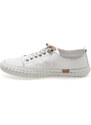 Pantofi sport FLAVIA PASSINI albi, EV2898, din piele naturala