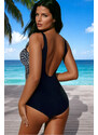 embody Costum baie intreg modelator dama, marime mare, summer breeze, negru y9112