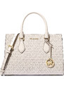 Michael Kors Kabelka Sheila Medium Logo Satchel Light Cream Multi