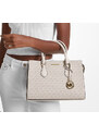 Michael Kors Kabelka Sheila Medium Logo Satchel Light Cream Multi
