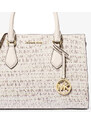 Michael Kors Kabelka Sheila Medium Logo Satchel Light Cream Multi