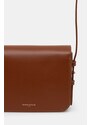 Maison Kitsuné poșetă de piele Edie Bag culoarea negru, NW05170LR0001