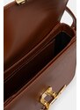 Maison Kitsuné poșetă de piele Edie Bag culoarea negru, NW05170LR0001