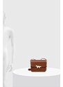 Maison Kitsuné poșetă de piele Edie Bag culoarea negru, NW05170LR0001