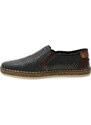 Pantofi RIEKER bleumarin, B5297, din piele naturala