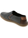 Pantofi RIEKER bleumarin, B5297, din piele naturala