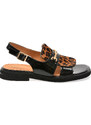 Sandale GRYXX negre, 22L914, din piele naturala lacuita